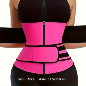 Women's Black Waist Trainer Tummy Belt