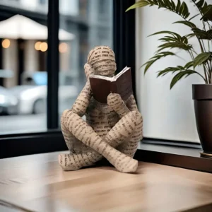 Modern Abstract Reading Figure