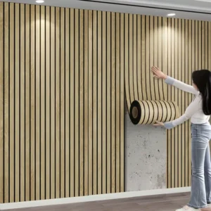 3D Wood Grain Wall Panels